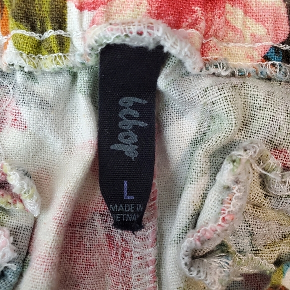 Floral Shorts Linen Blend - Picture 7 of 9